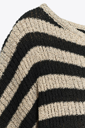 CUT KNIT CAPE JUMPER - Image 7