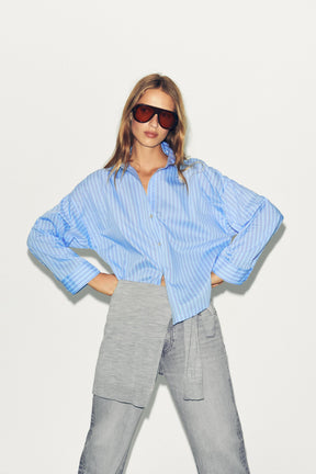 Poplin Button-Up Shirt