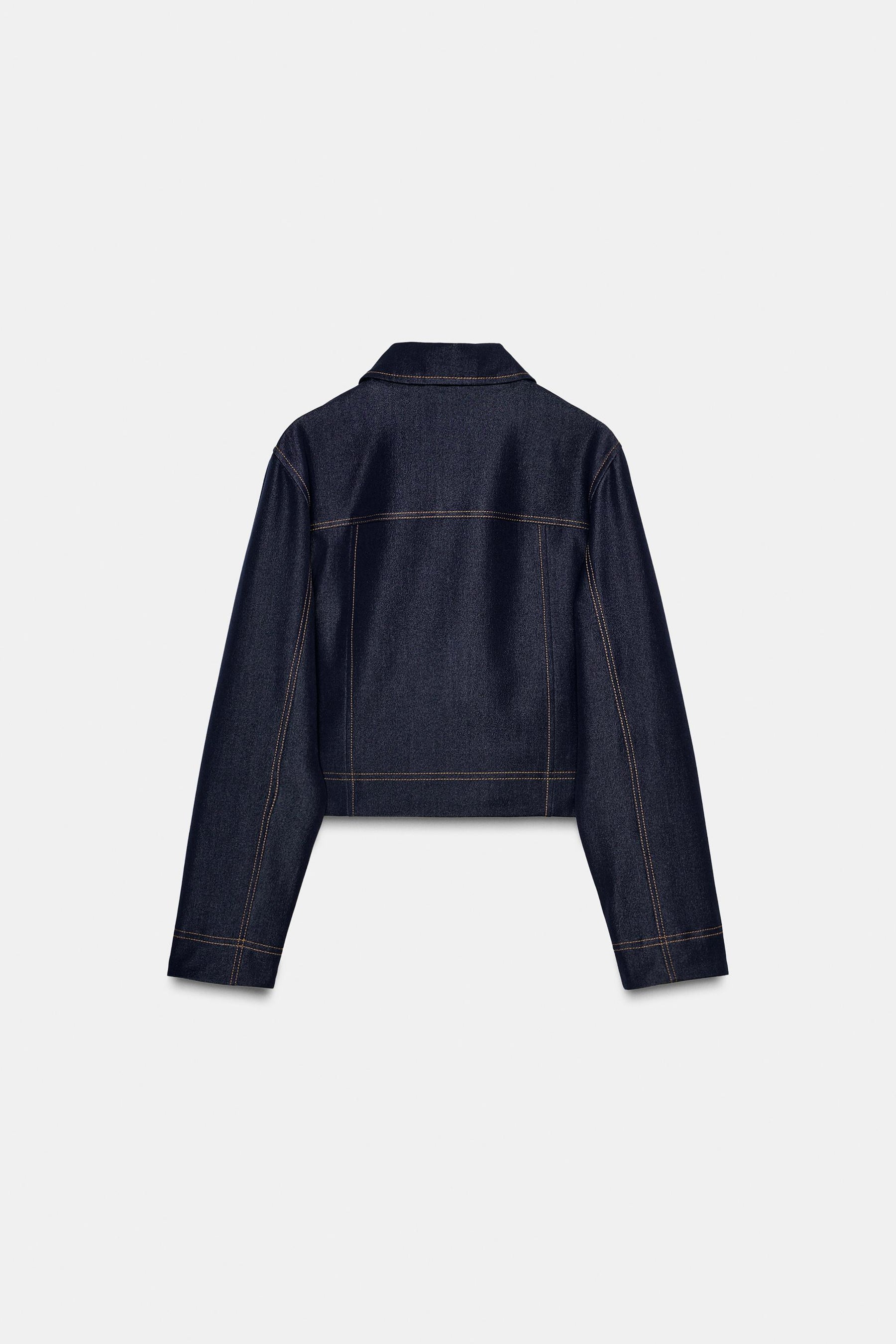 CONTRAST TOPSTITCHING JACKET - Image 4