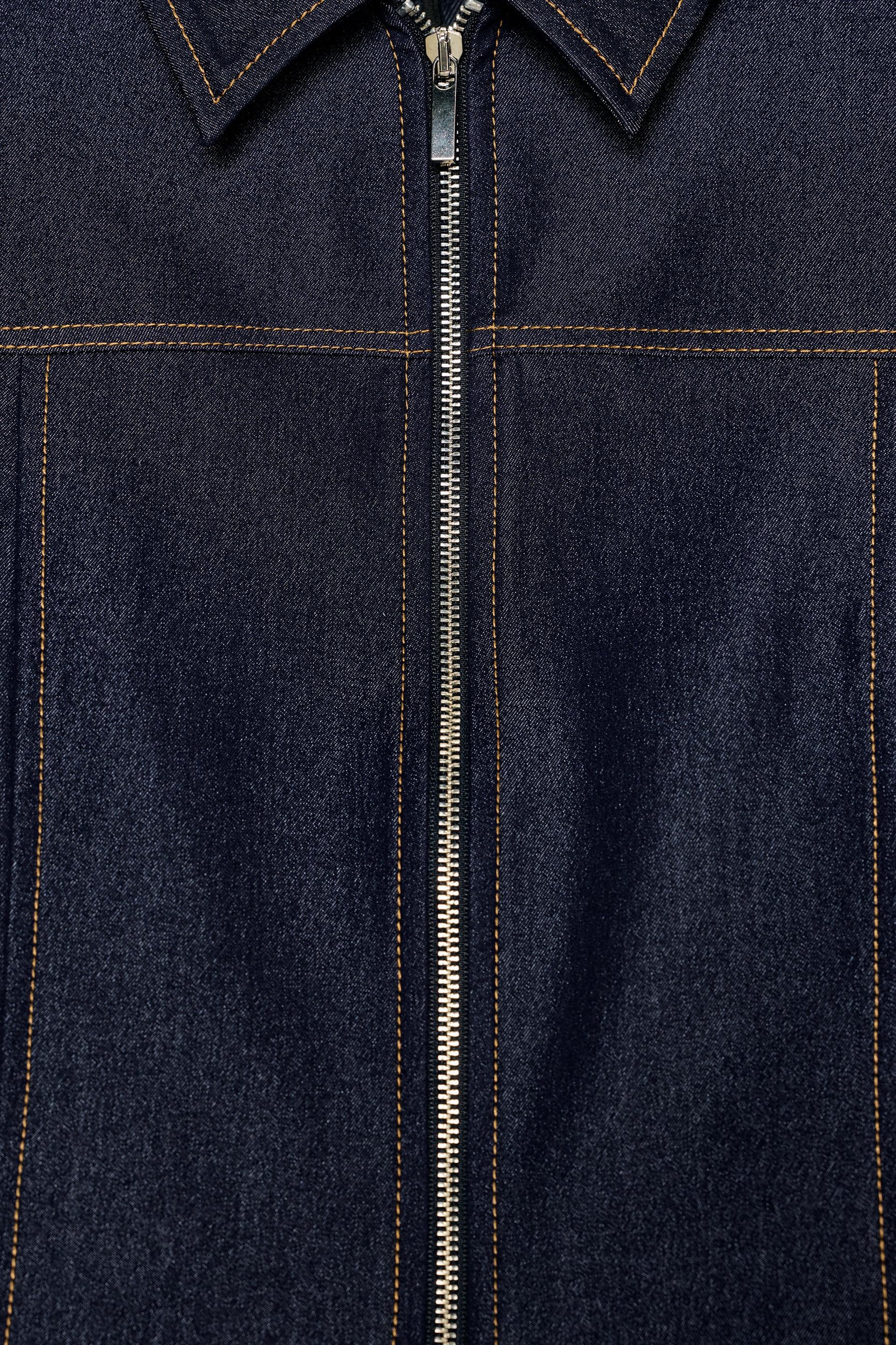 CONTRAST TOPSTITCHING JACKET - Image 5