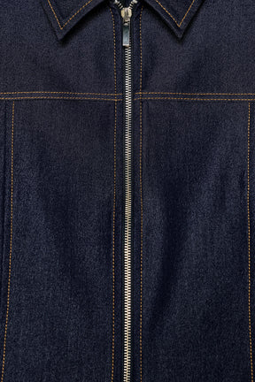 CONTRAST TOPSTITCHING JACKET - Image 5