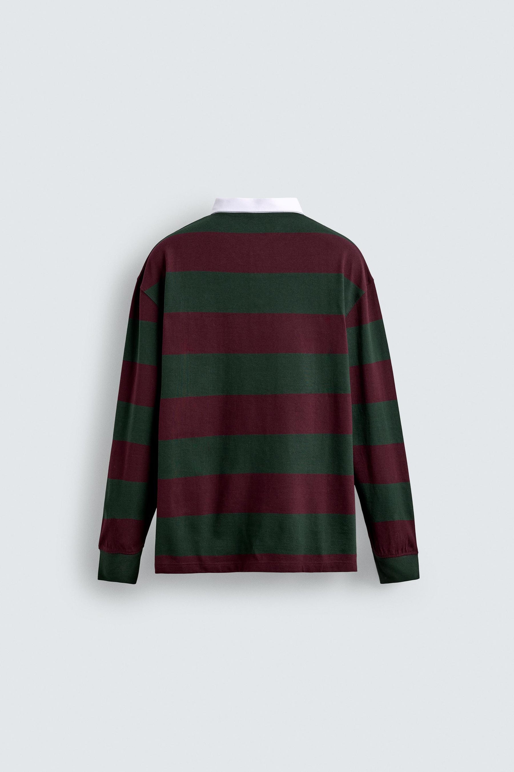 STRIPED PATCH POLO SHIRT - Image 7