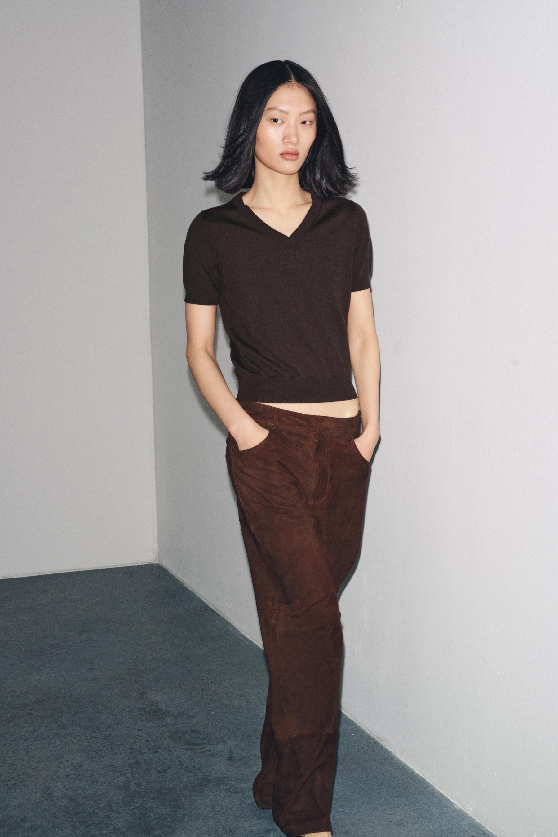 Wool Short Sleeve Jumper