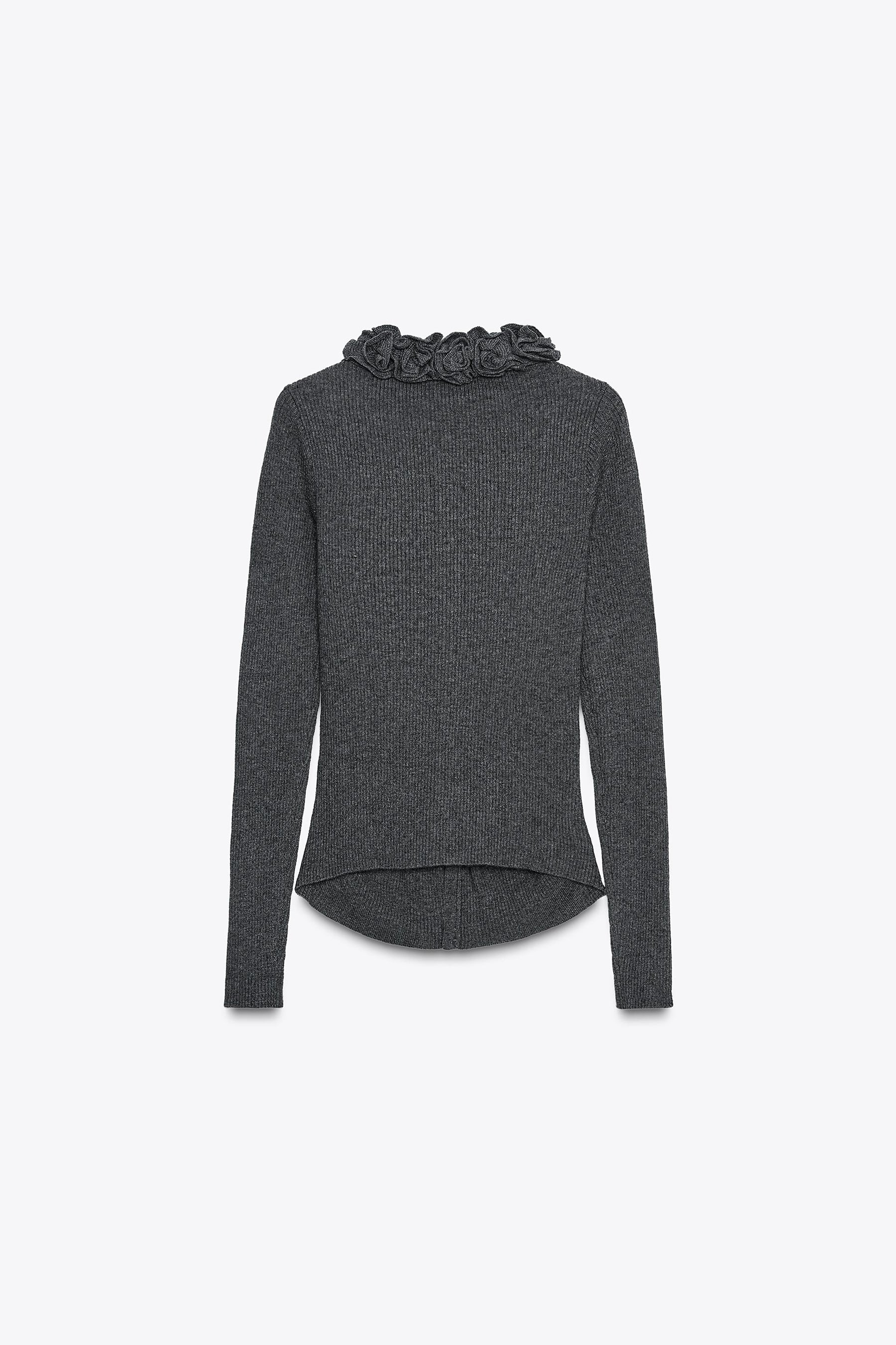 WOOL BLEND FLORAL CARDIGAN - Image 6