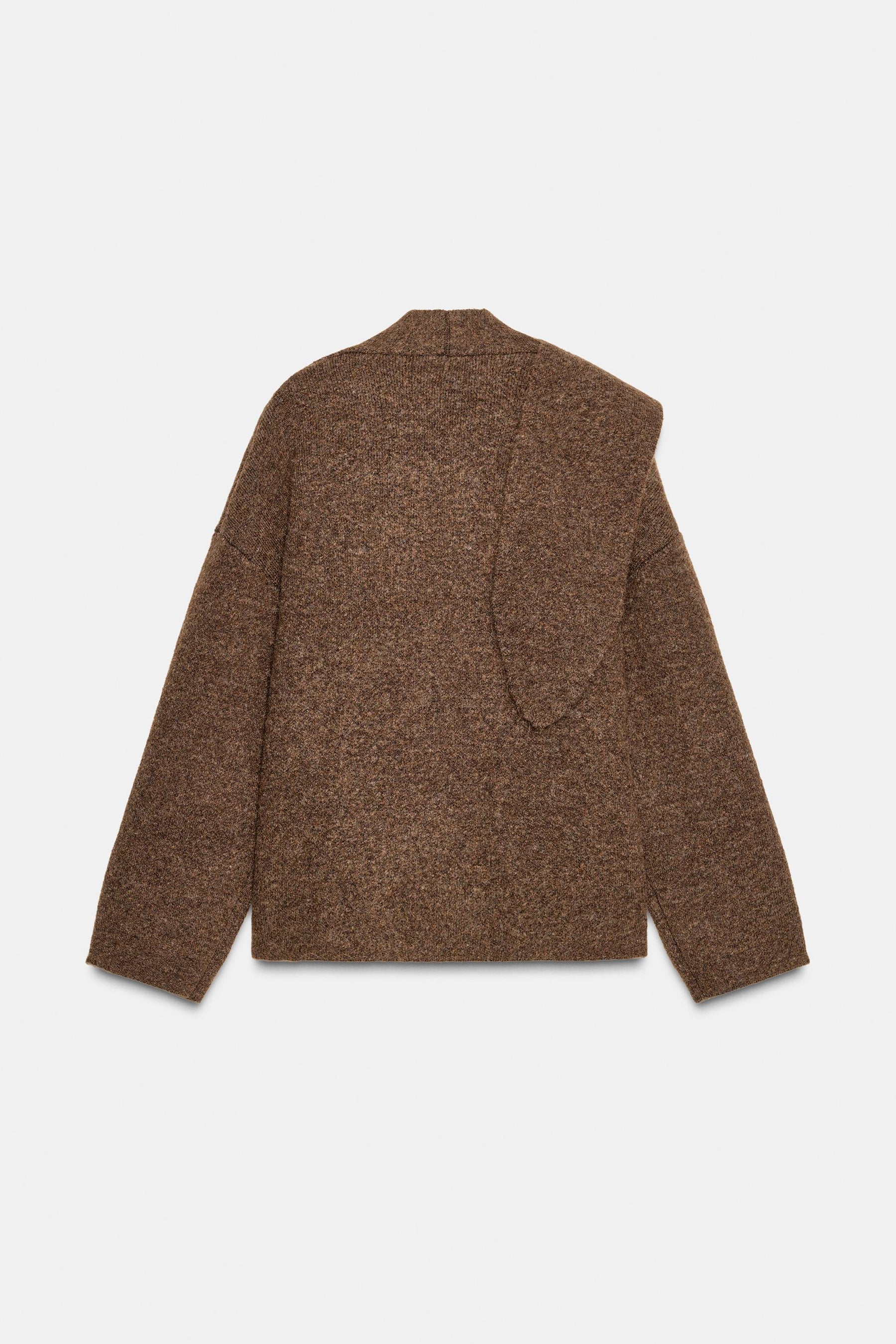 CARDIGAN WITH SCARF DETAIL - Image 6