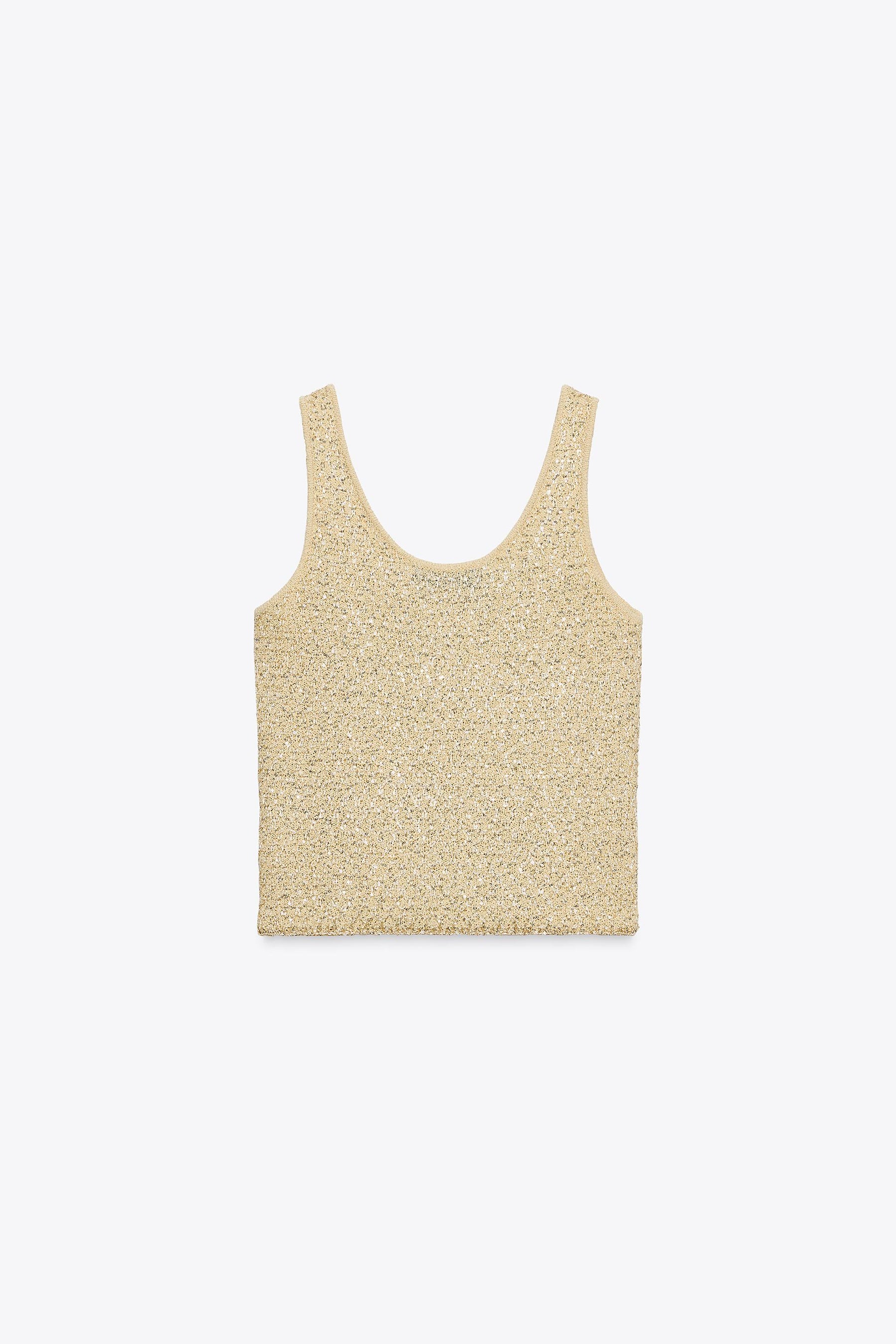 SEQUIN KNIT TOP - Image 4