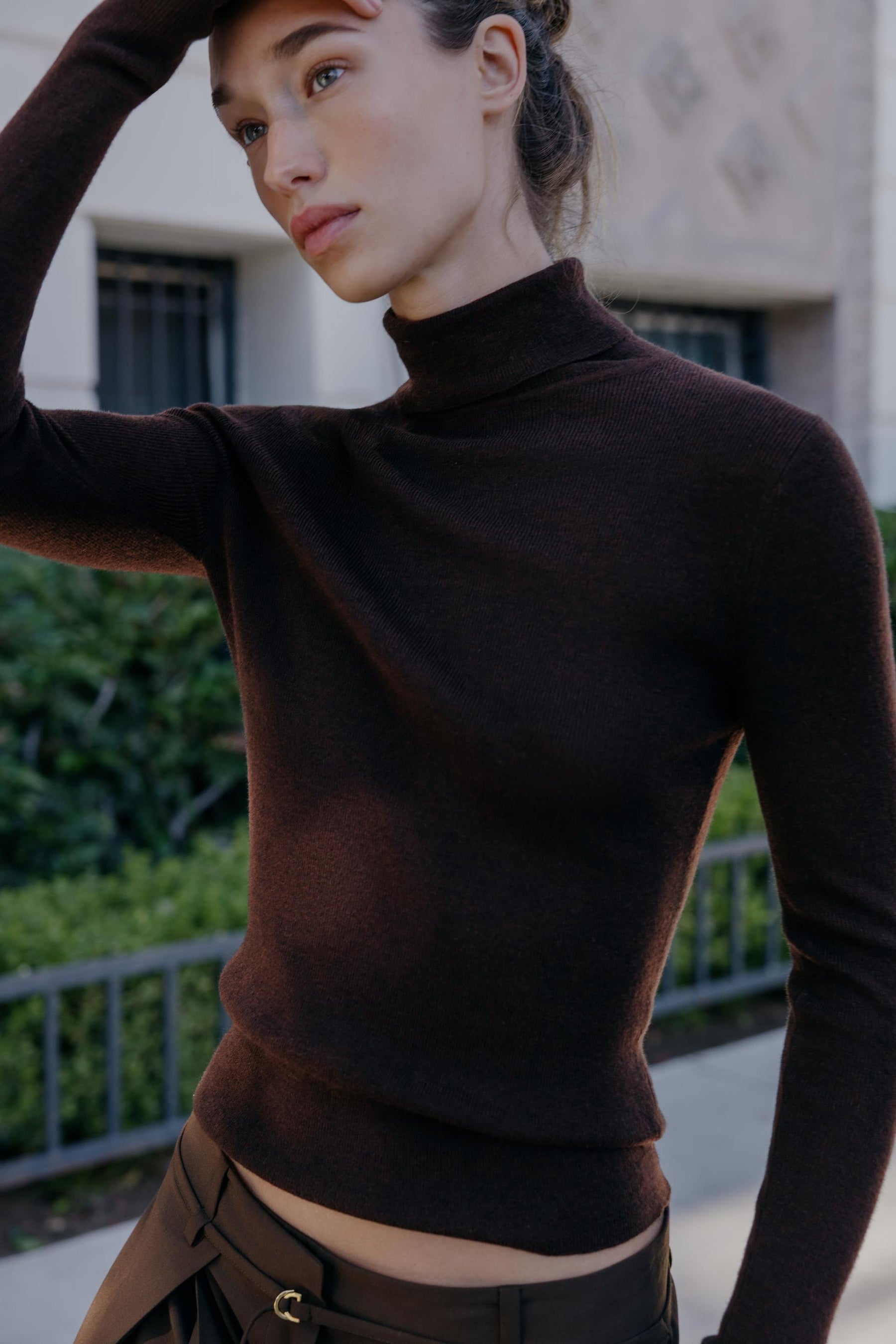 Wool High Neck Jumper
