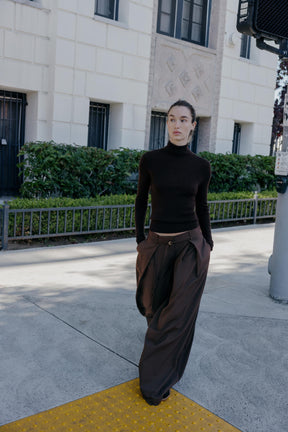 WOOL HIGH NECK JUMPER