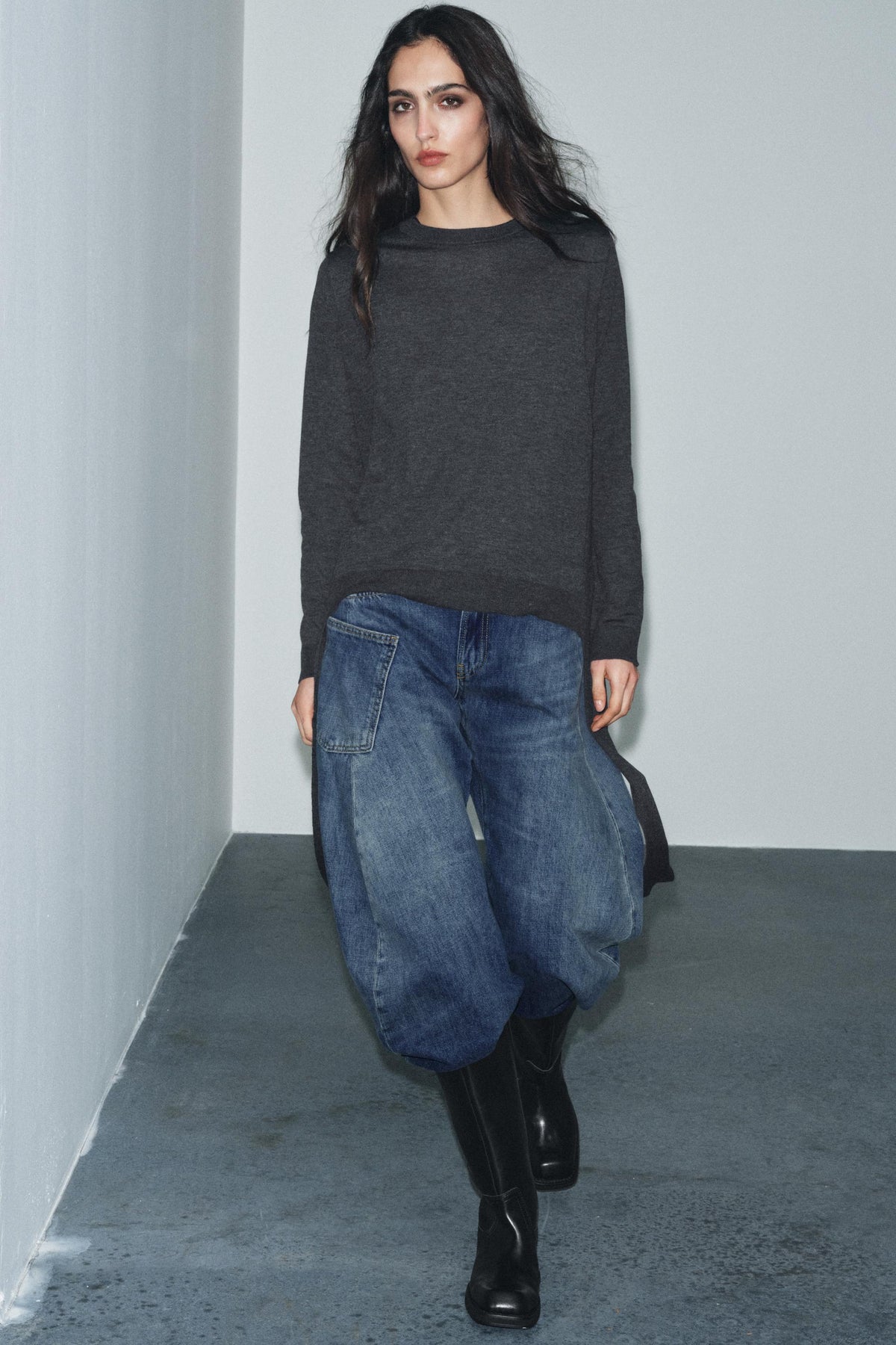 KNIT JUMPER WITH STRAPS