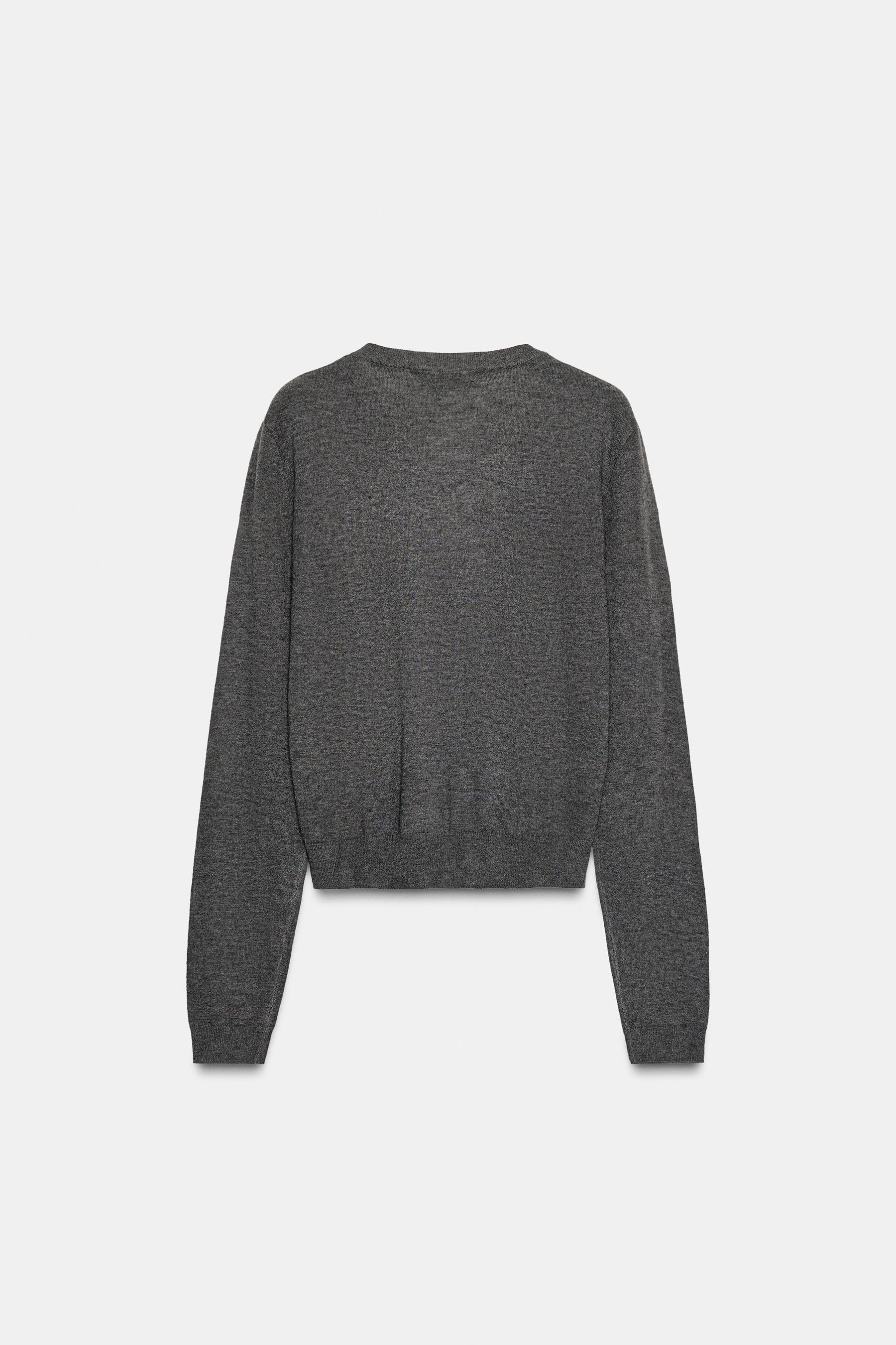 WOOL V-NECK SWEATER - Image 5