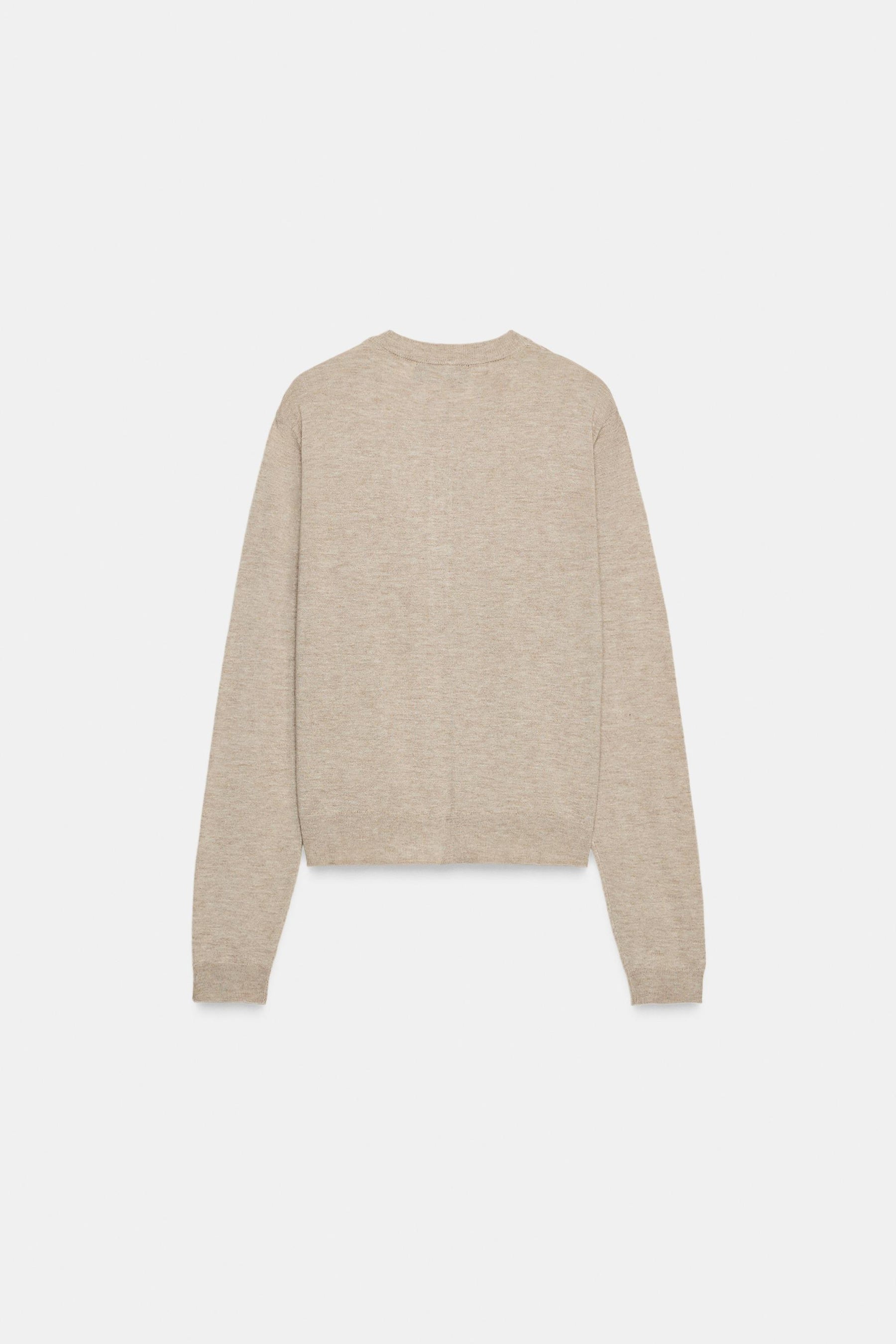 WOOL BLEND LONG CARDIGAN