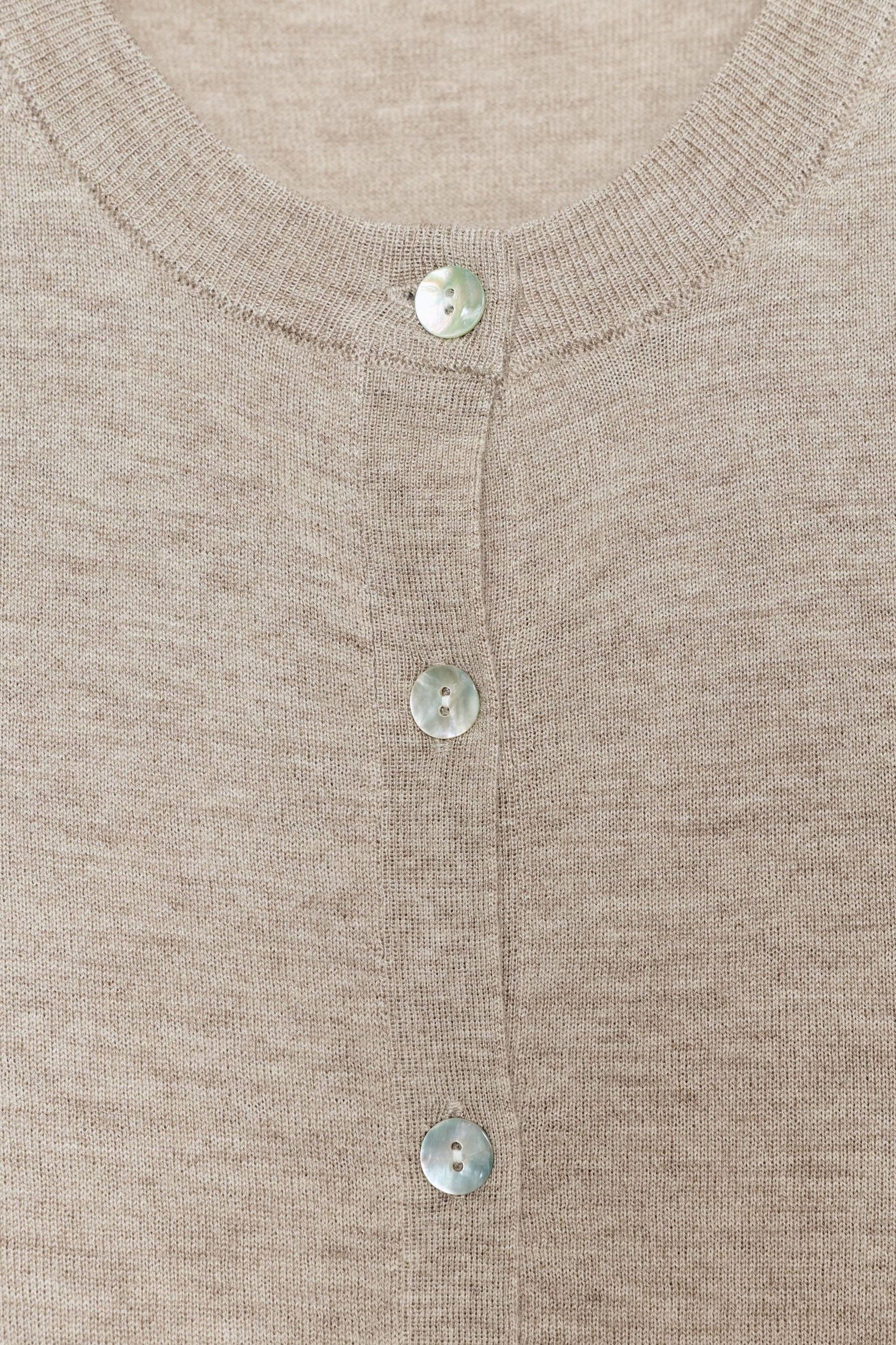 WOOL BLEND LONG CARDIGAN