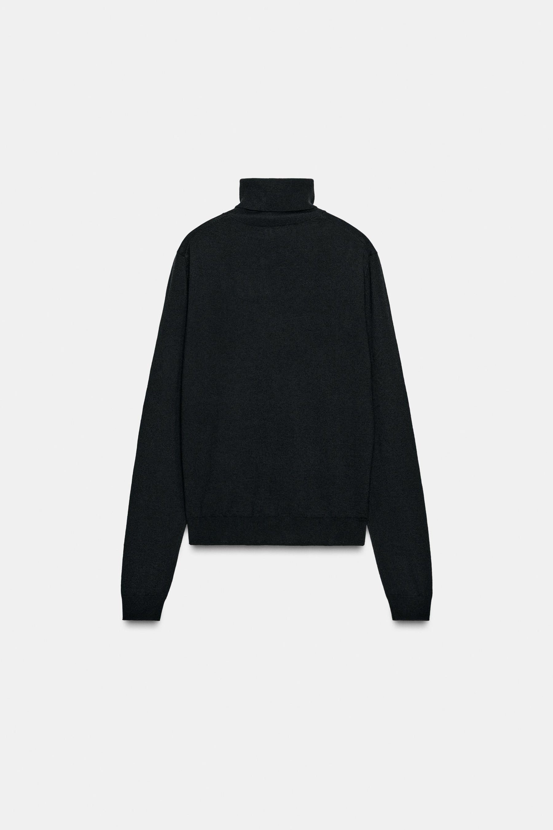 WOOL HIGH NECK JUMPER - Image 5