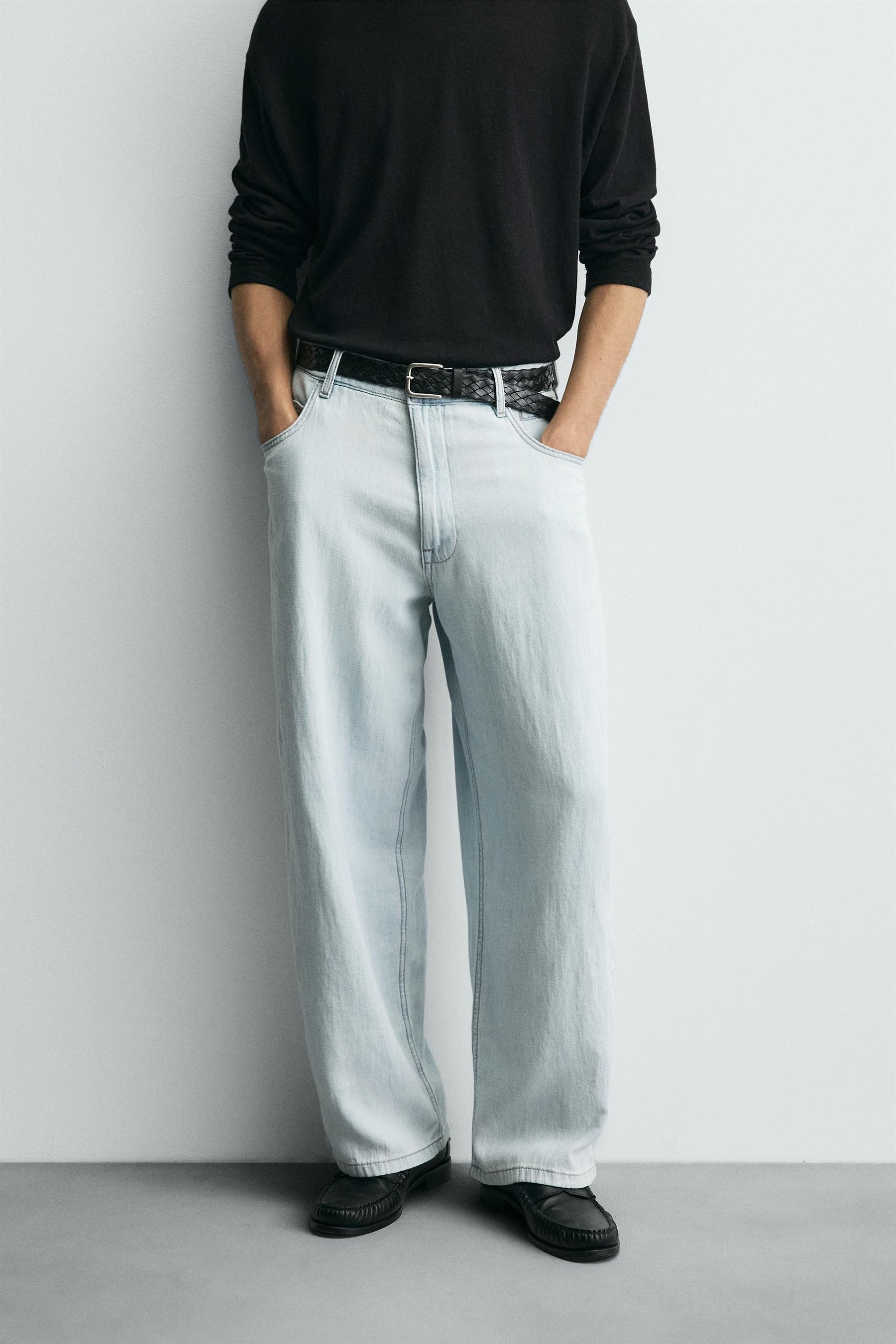 LIGHTWEIGHT LOOSE WIDE-LEG JEANS - Image 2