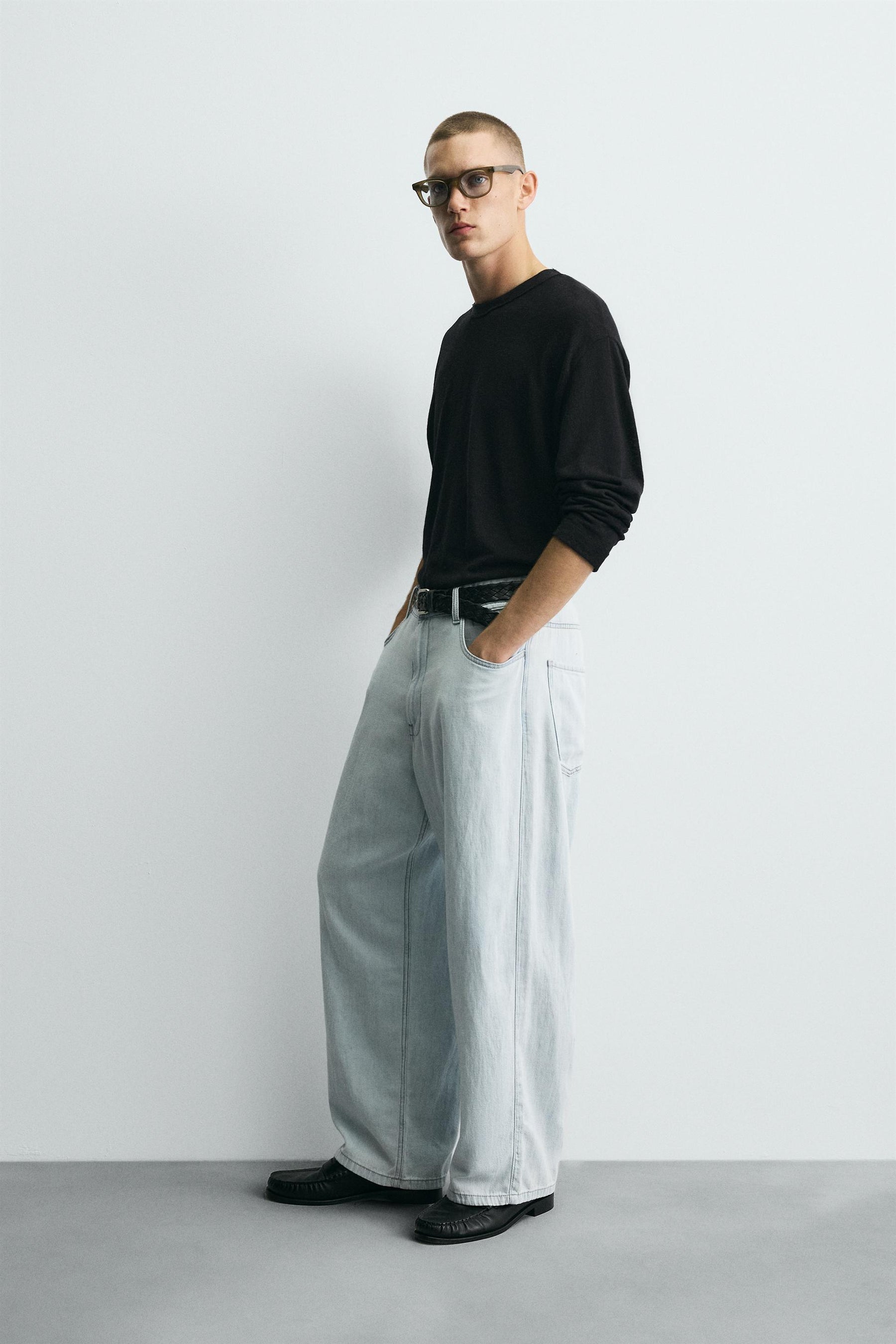 LIGHTWEIGHT LOOSE WIDE-LEG JEANS - Image 4