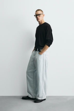 LIGHTWEIGHT LOOSE WIDE-LEG JEANS - Image 4