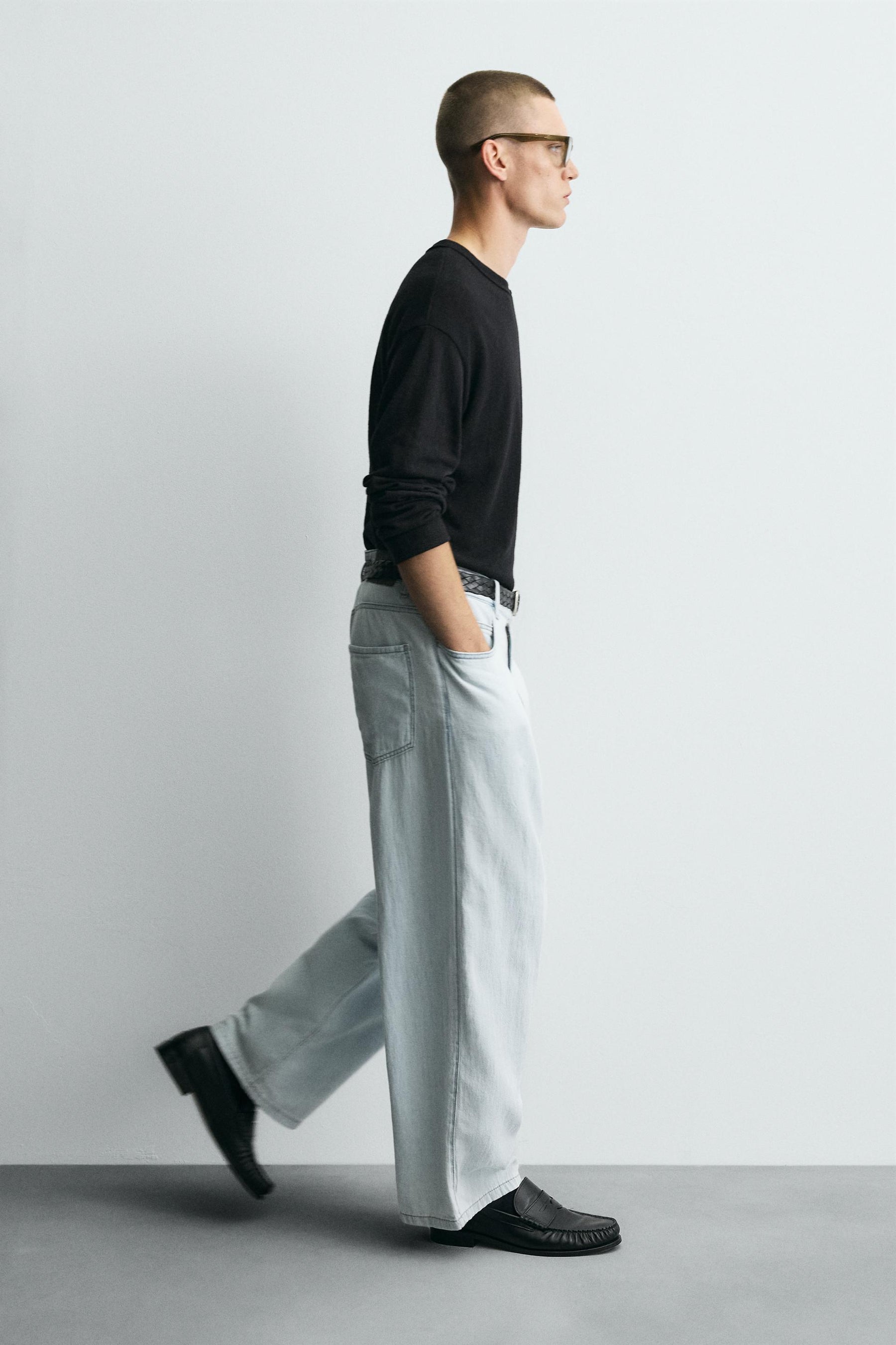 LIGHTWEIGHT LOOSE WIDE-LEG JEANS - Image 6