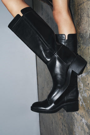 Block Heel Boots