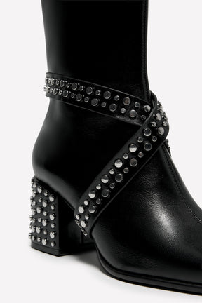 Leather Heeled Ankle Boots