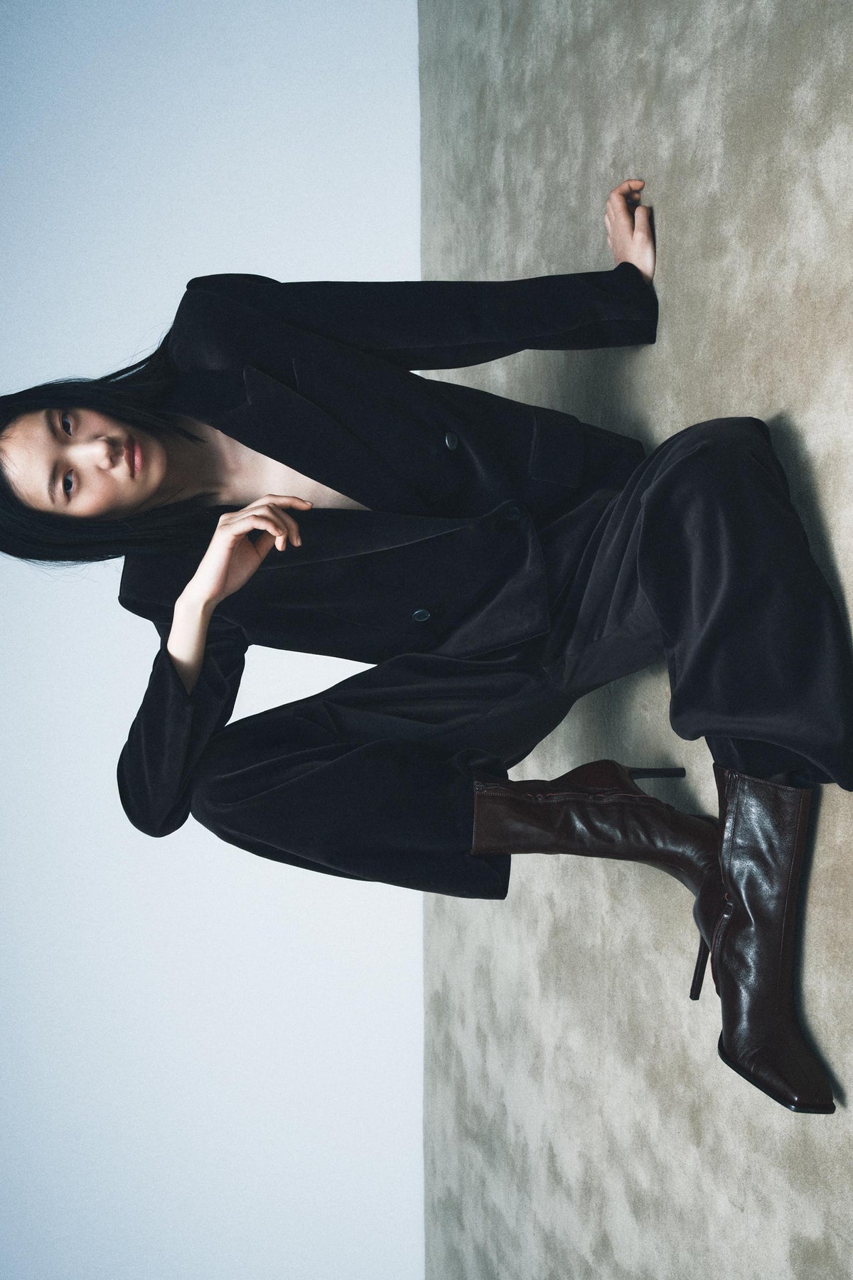 Leather Ankle Boots, Square