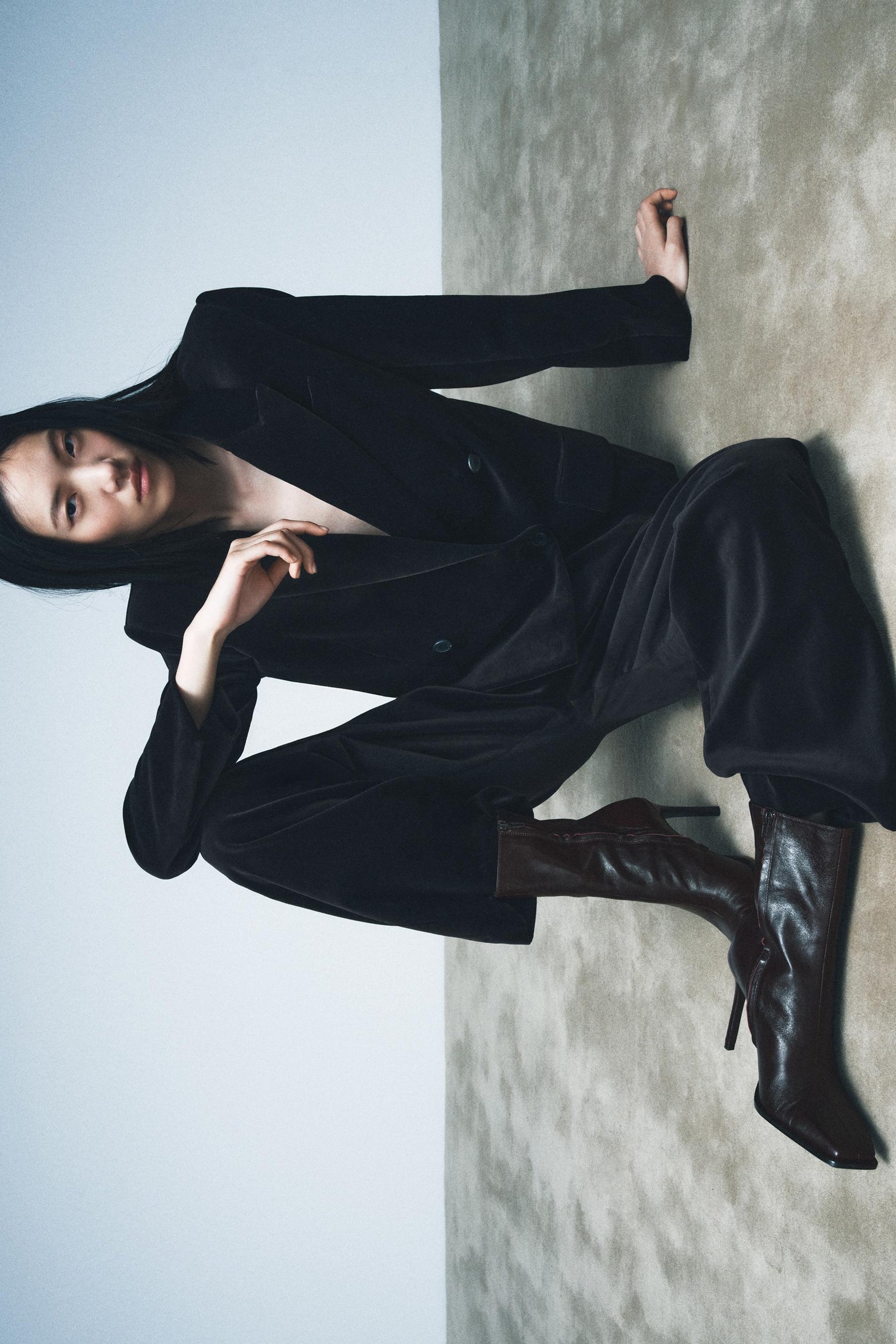 Leather Ankle Boots, Square