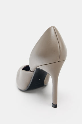 Leather High-Heel Shoes