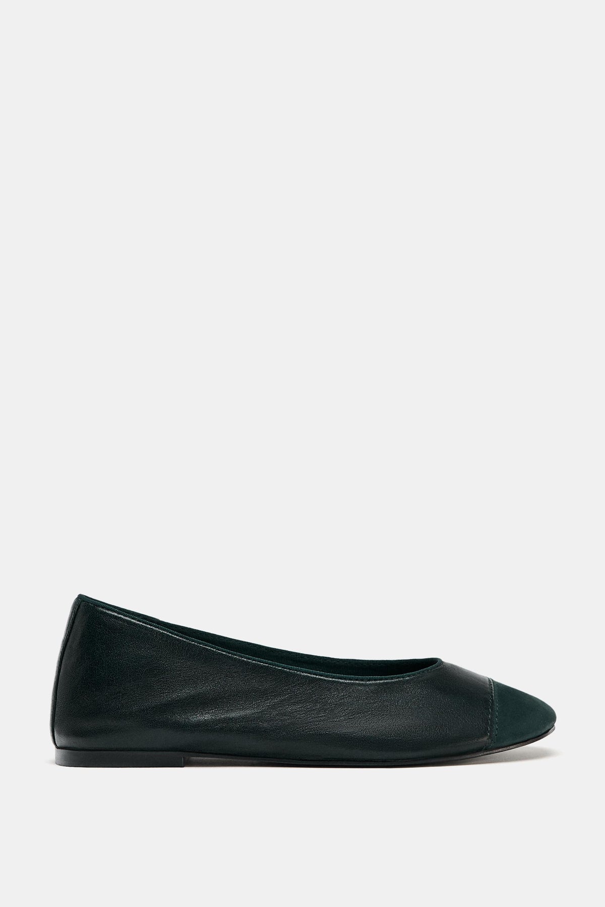 LEATHER BALLET FLATS