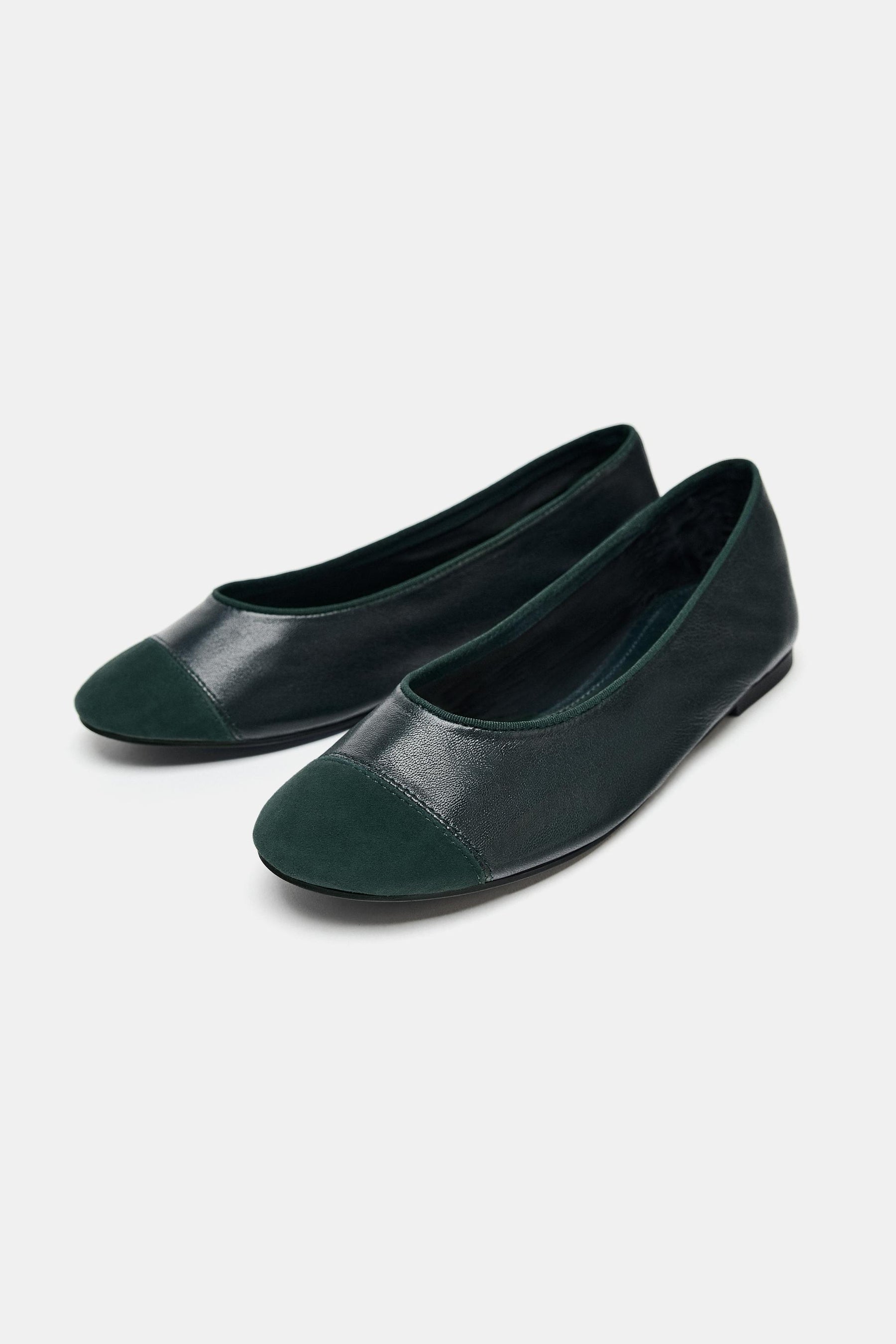 LEATHER BALLET FLATS