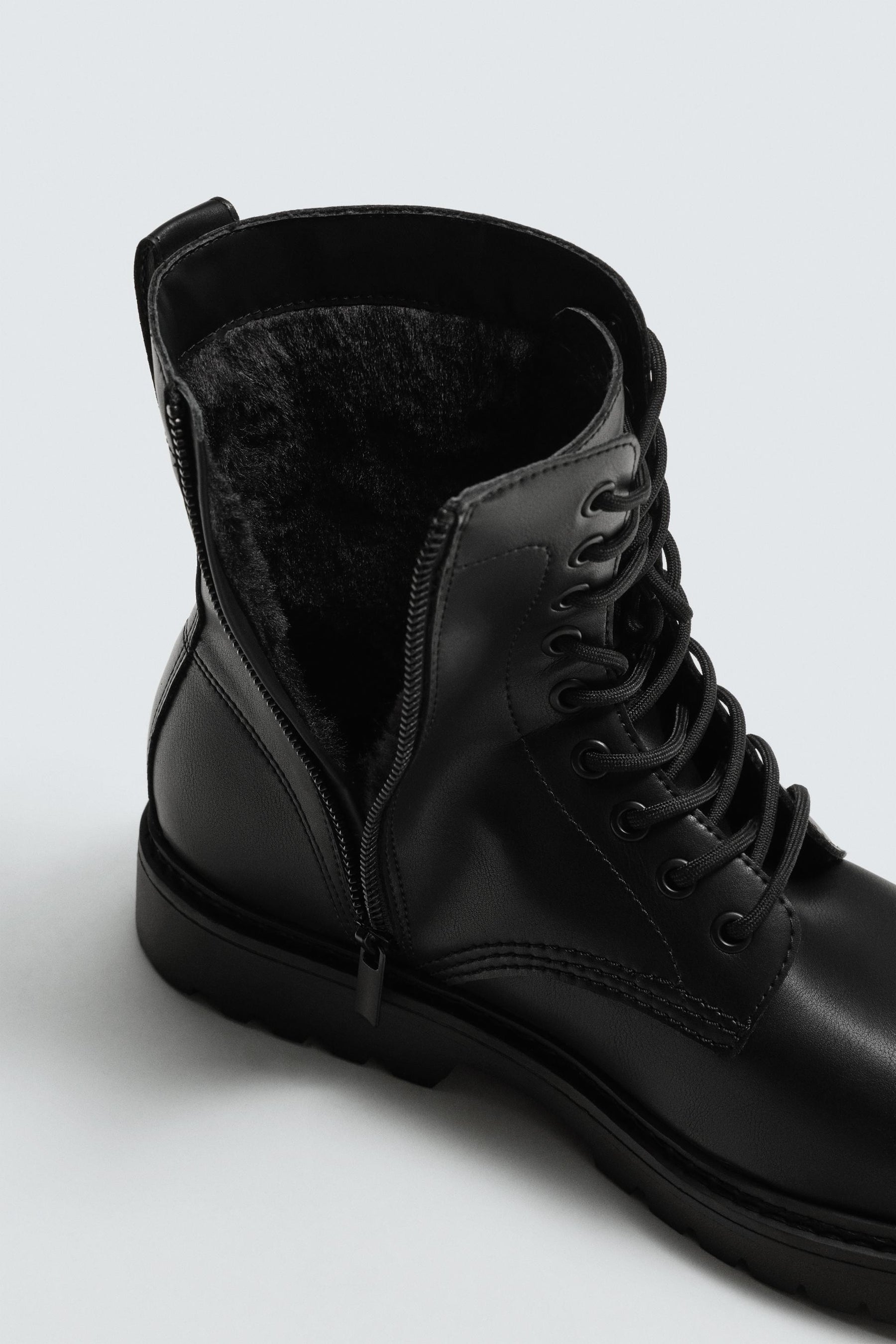 CHUNKY LACE-UP BOOTS - Image 7