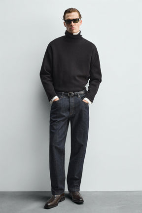 CROCODILE EMBOSSED LEATHER BOOTS - Image 1