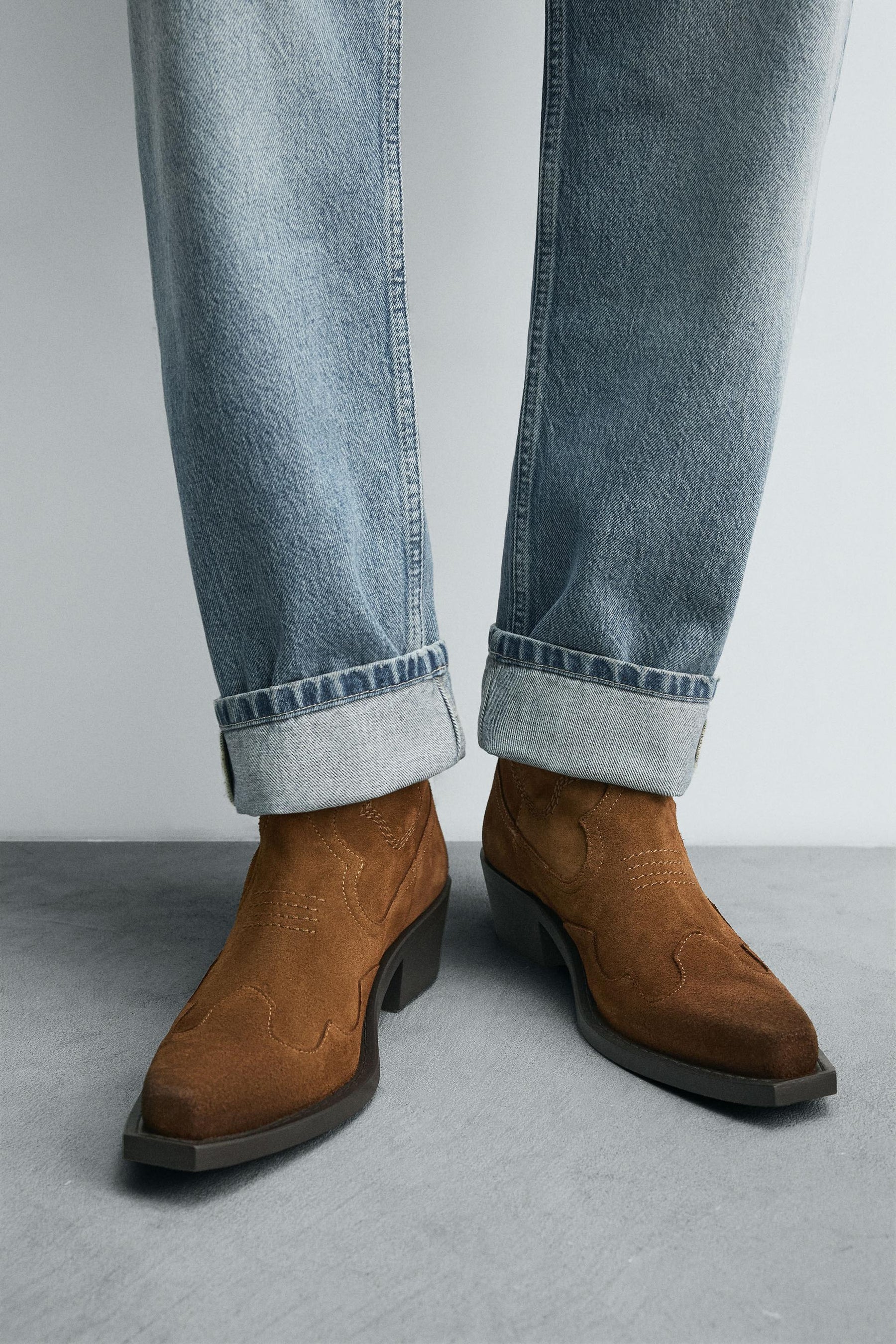 LEATHER COWBOY BOOTS - Image 2