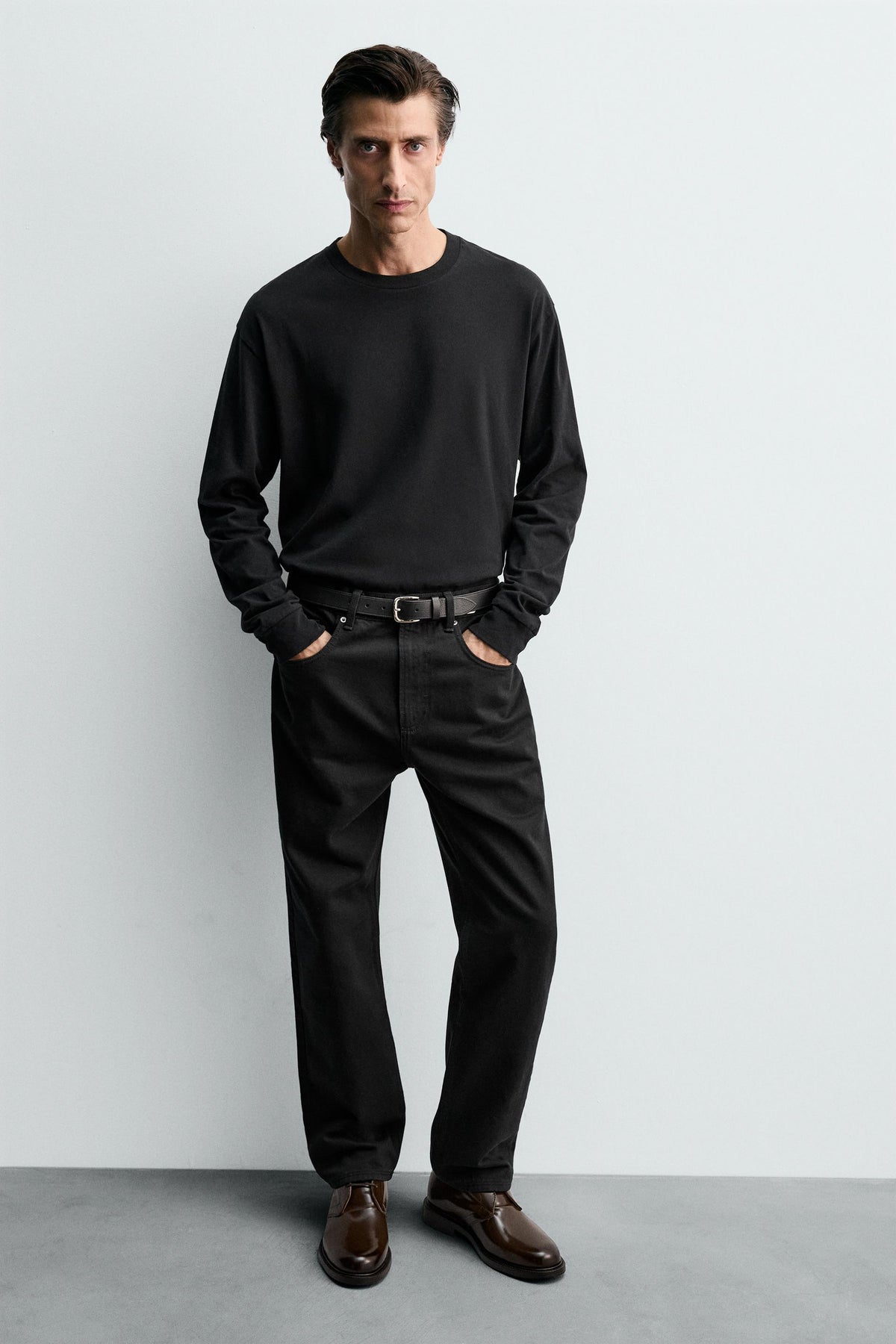 GLOSSY LEATHER BOOTS - Image 2