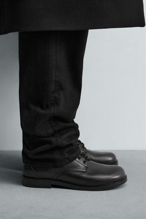 LIMITED EDITION LEATHER LACE-UP BOOTS - Image 2