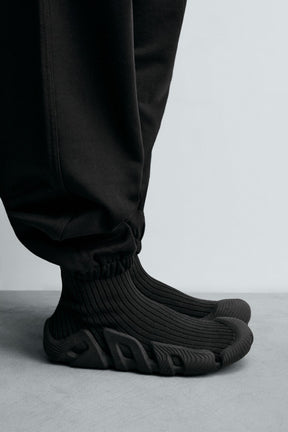 FABRIC HIGH-TOP TRAINERS - Image 2