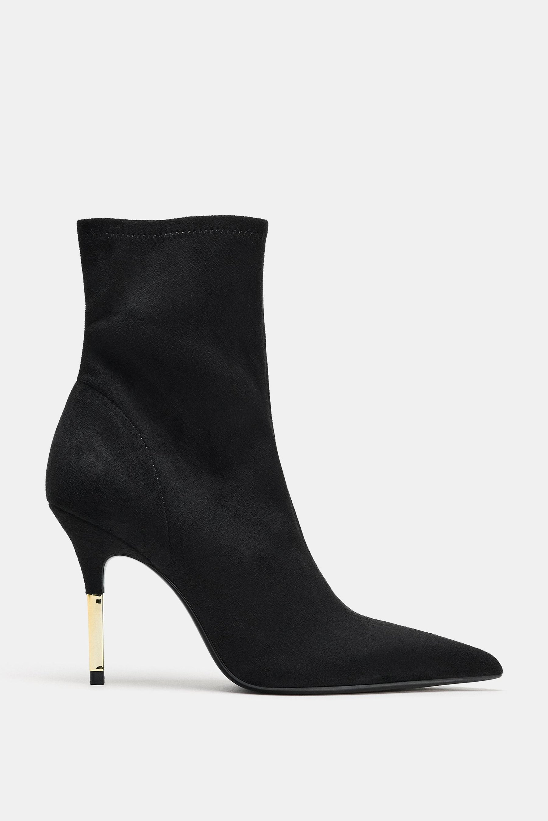 Heeled ankle boots with