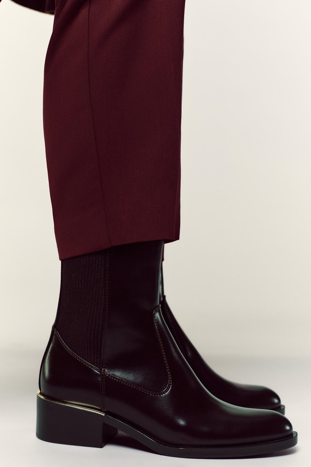 Ankle Boots with Metal