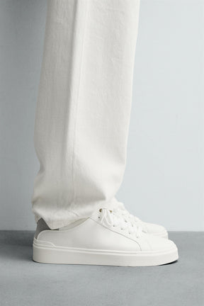 HEEL DETAIL TRAINERS - Image 1