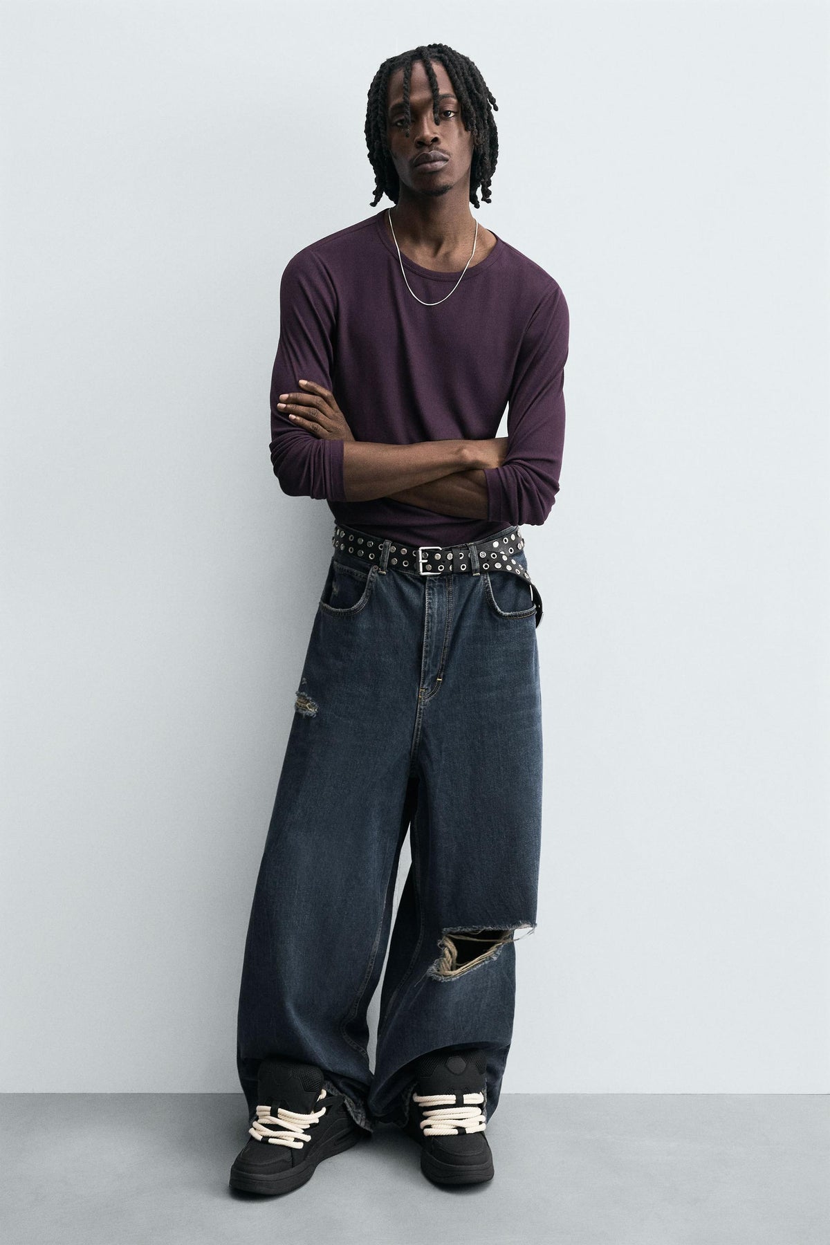 SKATE TRAINERS WITH ROPE LACES - Image 2