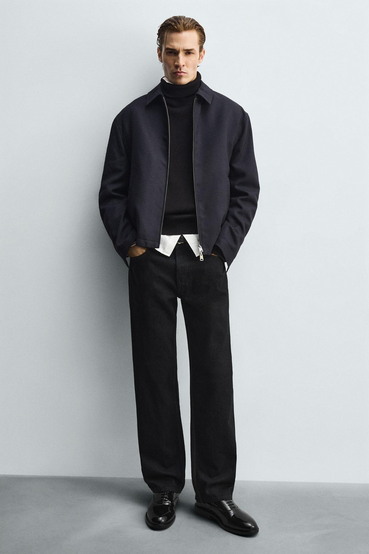 FAUX-PATENT DRESS SHOES - Image 2