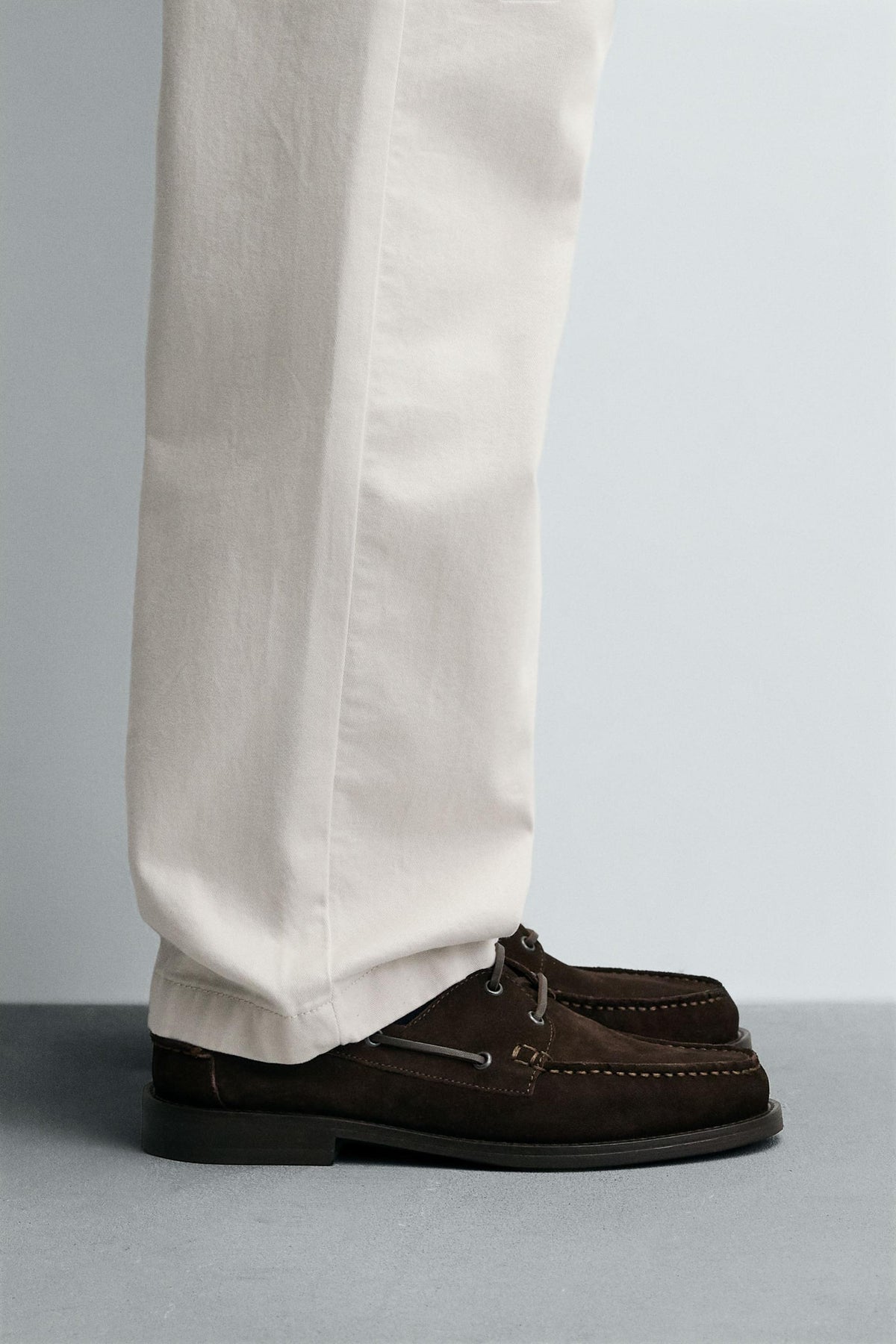 LIMITED EDITION SPLIT SUEDE DECK SHOES - Image 1