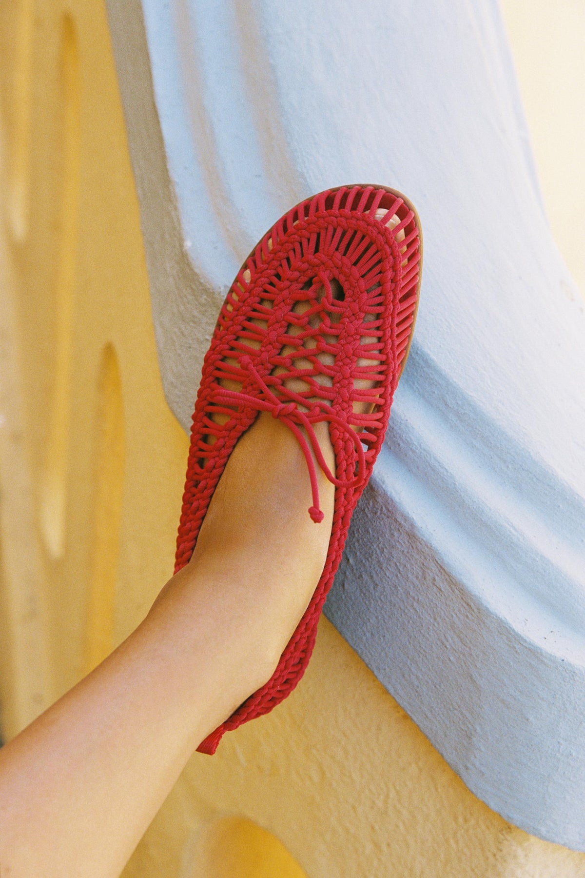 Braided Lace-up Shoes