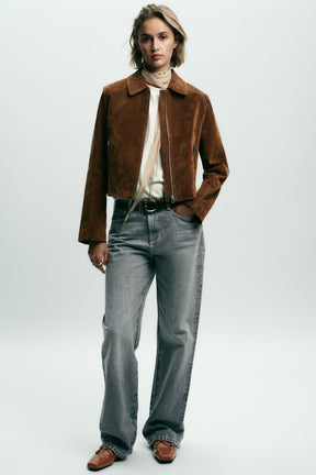 Leather Ballerina Flats