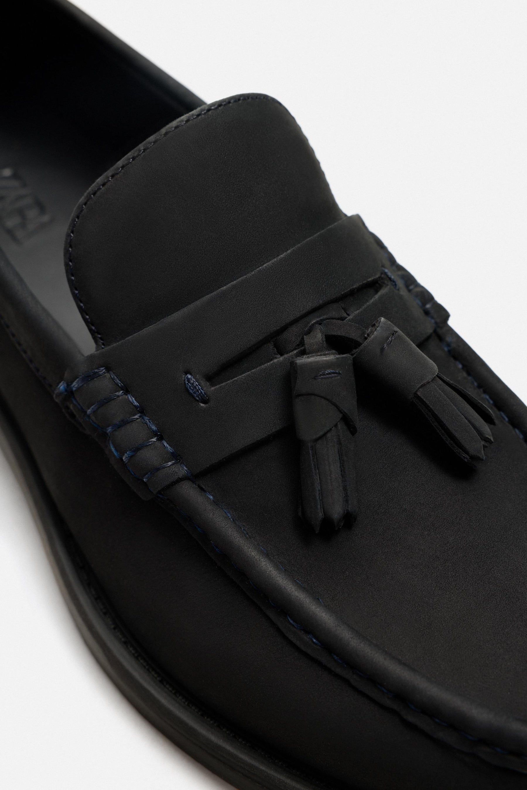 LEATHER TASSEL LOAFERS - Image 6