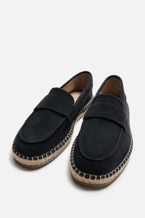 LEATHER MOCCASIN ESPADRILLES - Image 6
