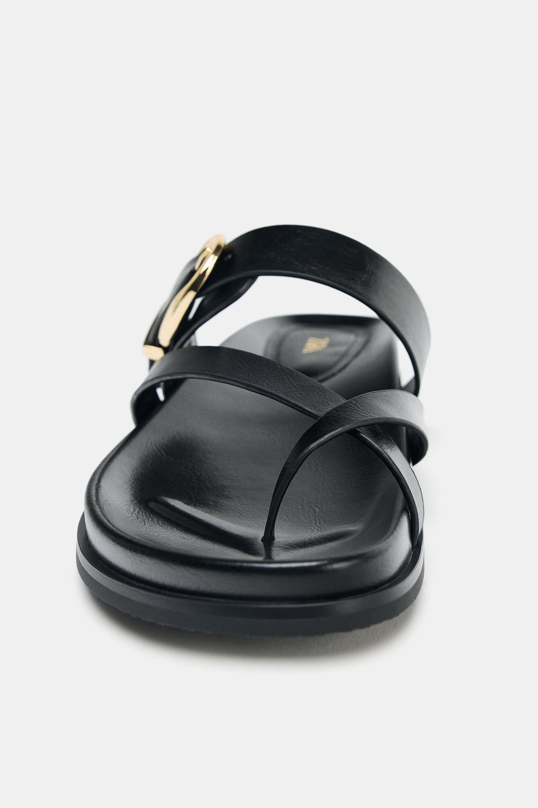 Buckled Flat Sandals