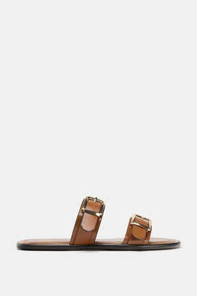 FLAT SANDALS WITH BUCKLE