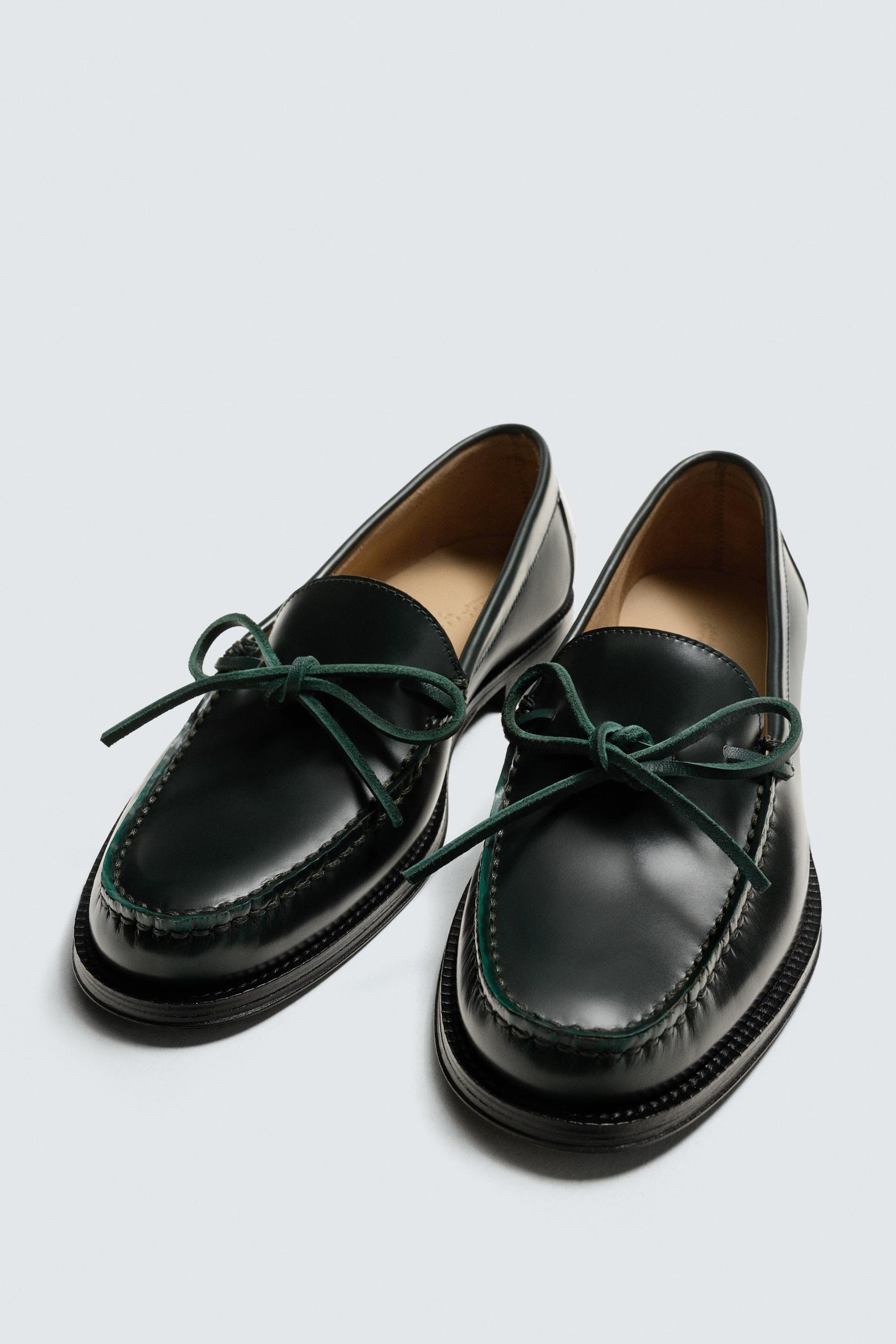 LEATHER BOW LOAFERS - Image 5
