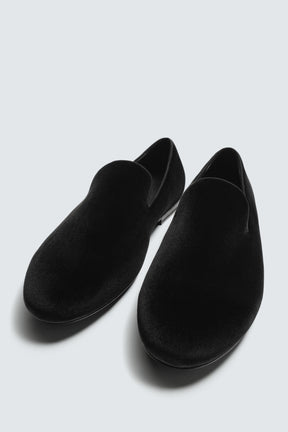 VELVET-EFFECT LOAFERS - Image 5