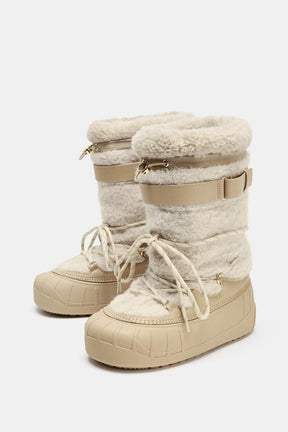 Shearling Ankle Boots