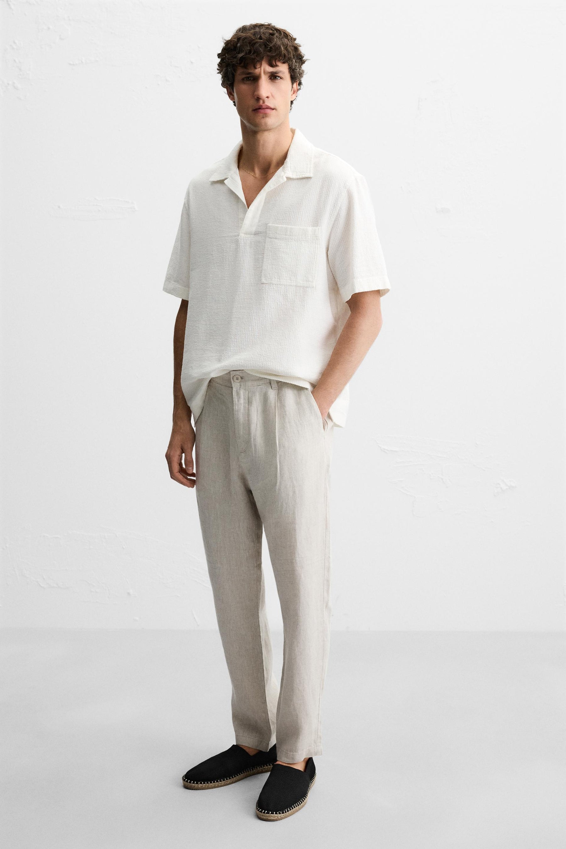 KNITTED FABRIC ESPADRILLES - Image 1